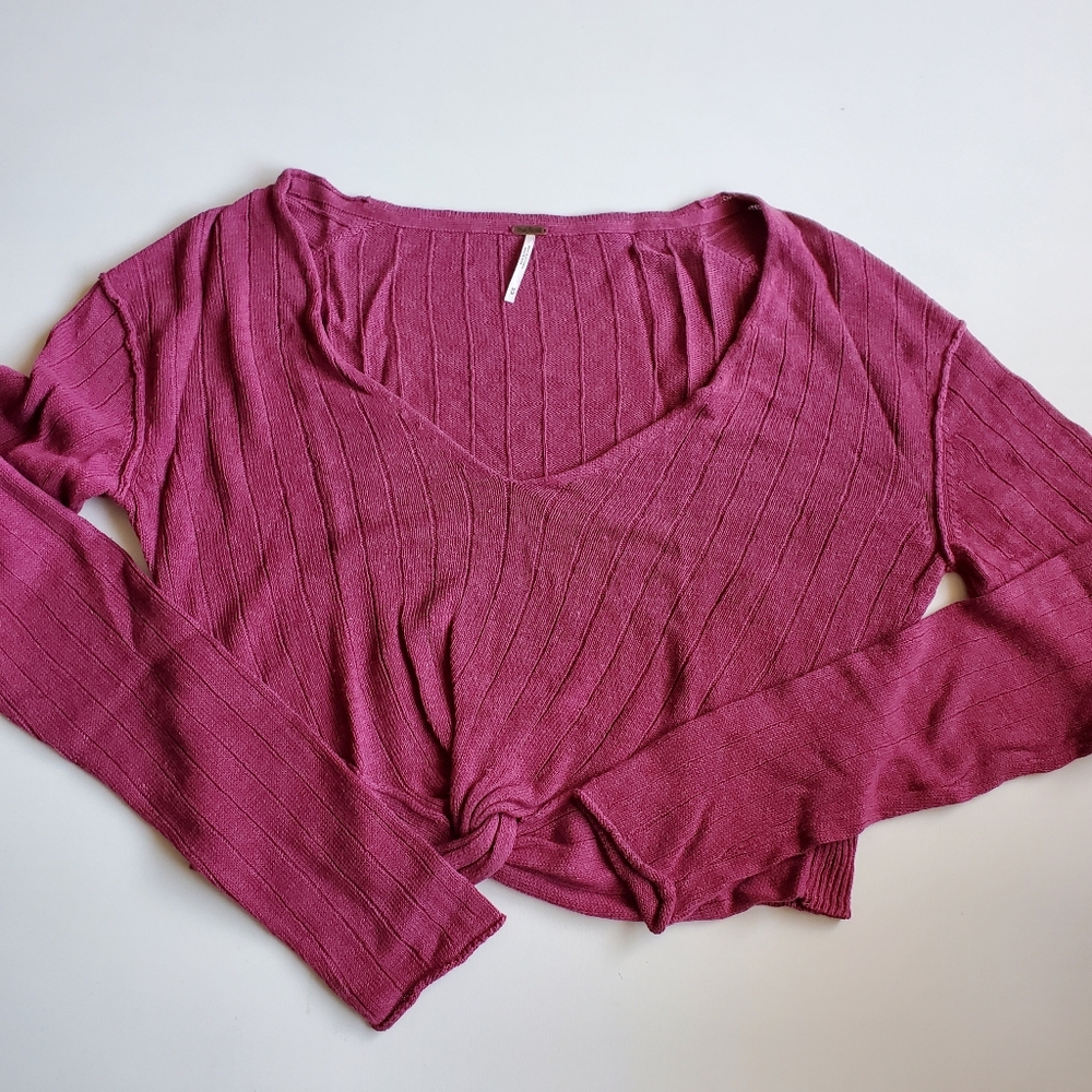Free People Front Knott Top